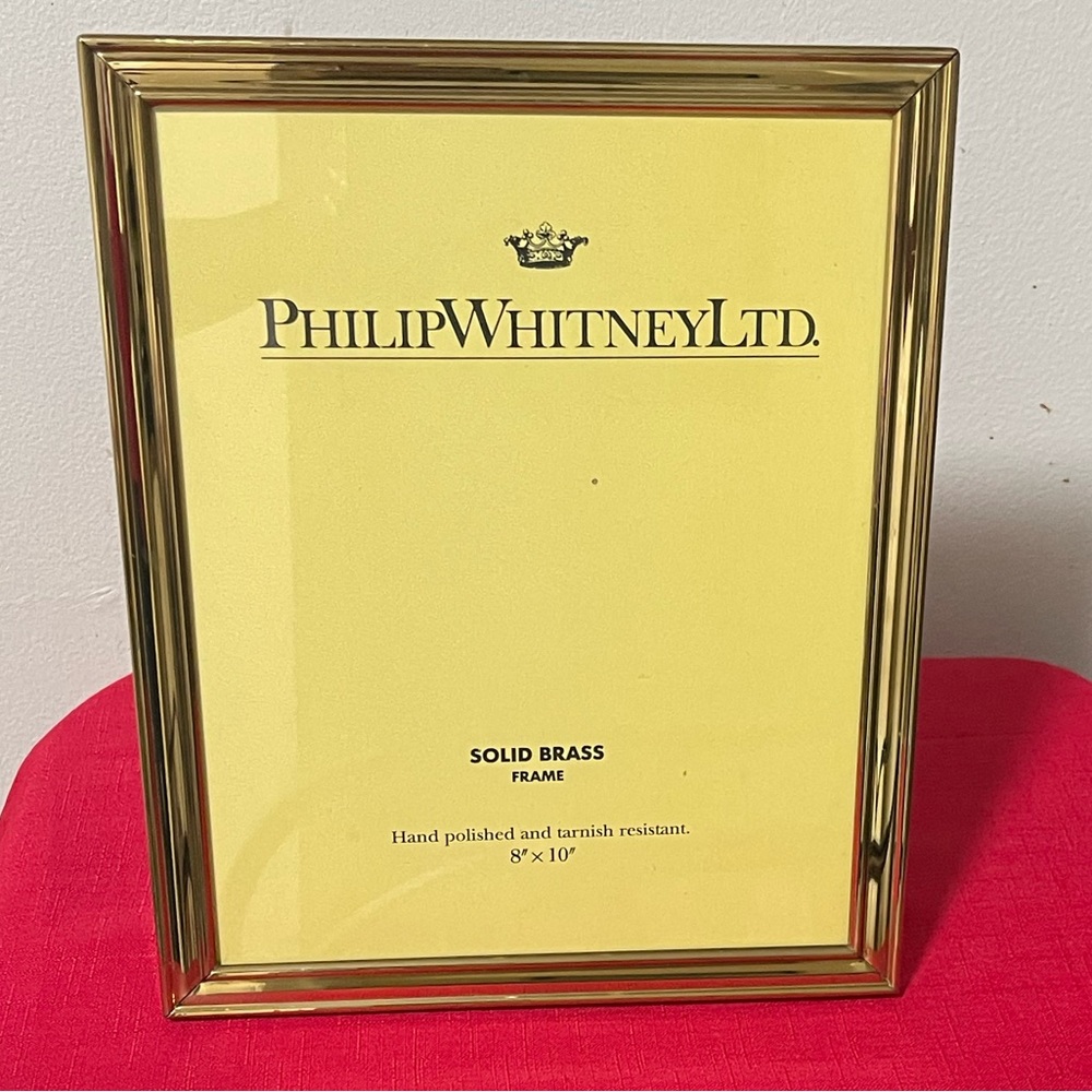 Philip Whitney Ltd. Solid Brass Frame